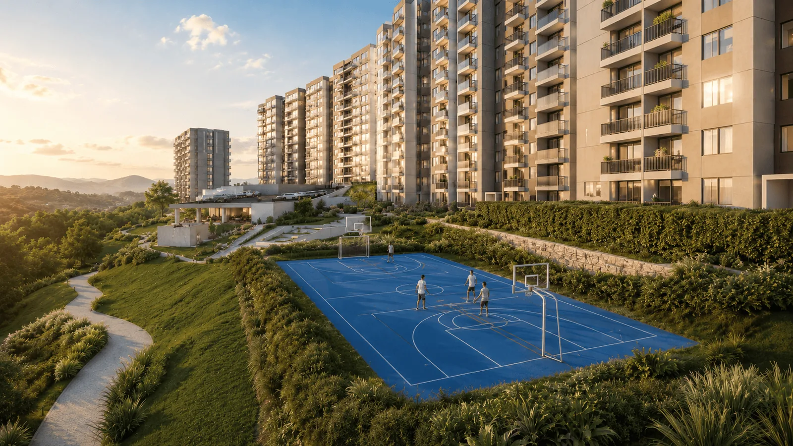 Cancha múltiple en Ribera de la Florida