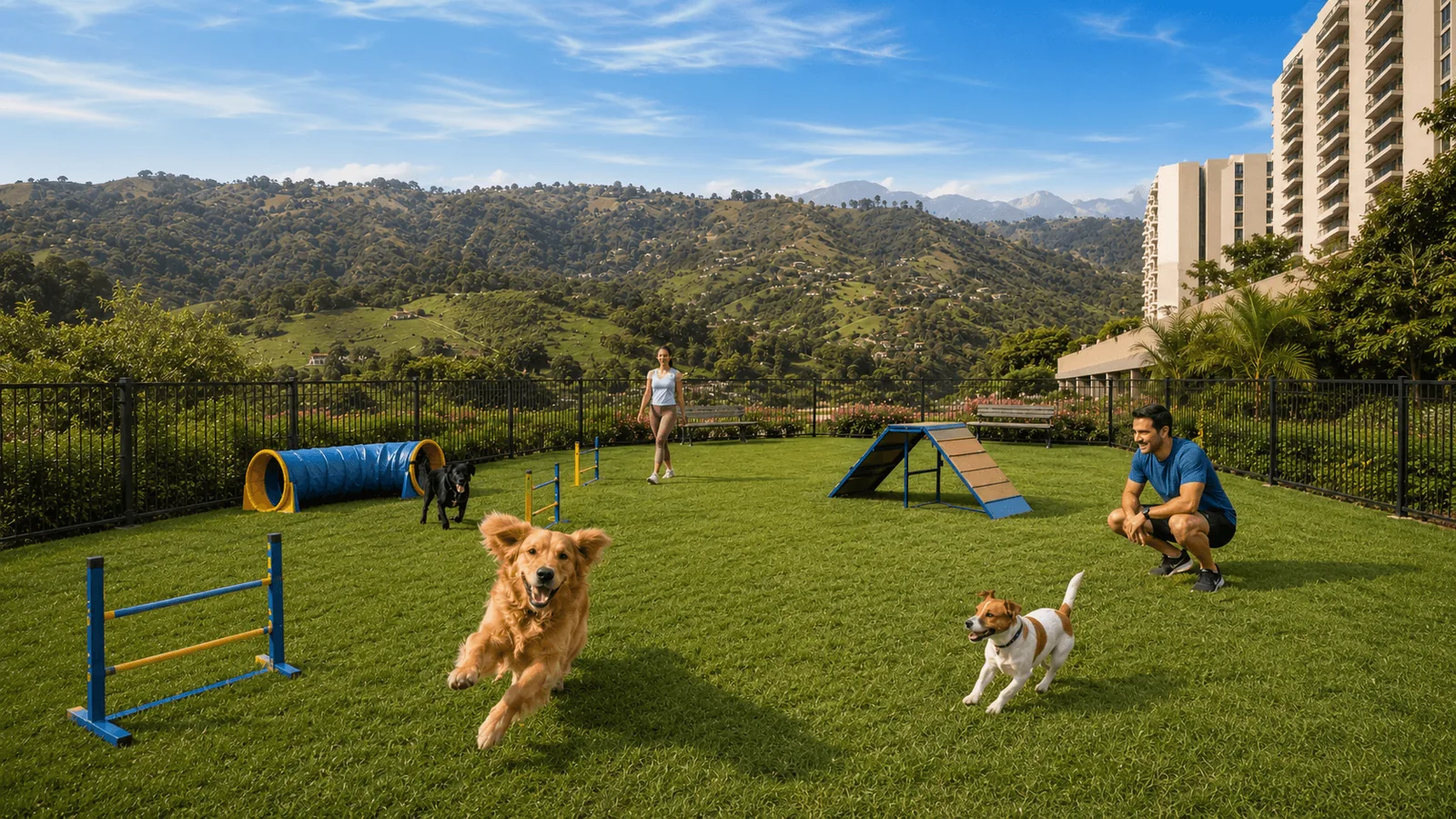 Parque para mascotas en Ribera de la Florida